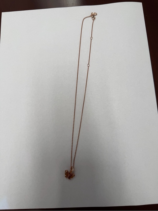 Pandora Jewelry - Pandora Rose Gold Butterfly Pendant Necklace